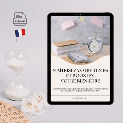 E-book | Maîtrisez votre temps et boostez votre bien-être | Version française