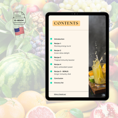 E-Book | Boost Your Health with Quick Juice Recipes | EN